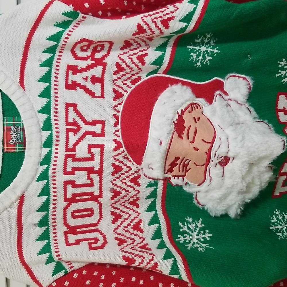 NWT Explicit Language Light up ugly Christmas sweater XXL